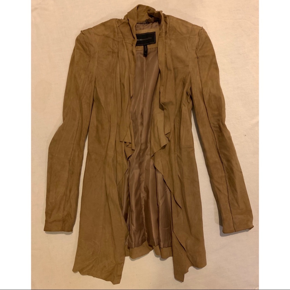 Tan 100% suede jacket